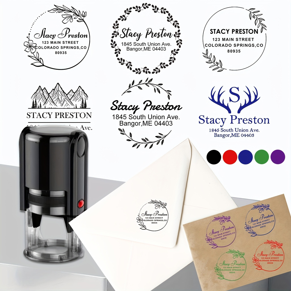 Rubber Date Stamp - Benutzerdefinierter Stempel, personalisierter selbstfärbender Stempel, individueller