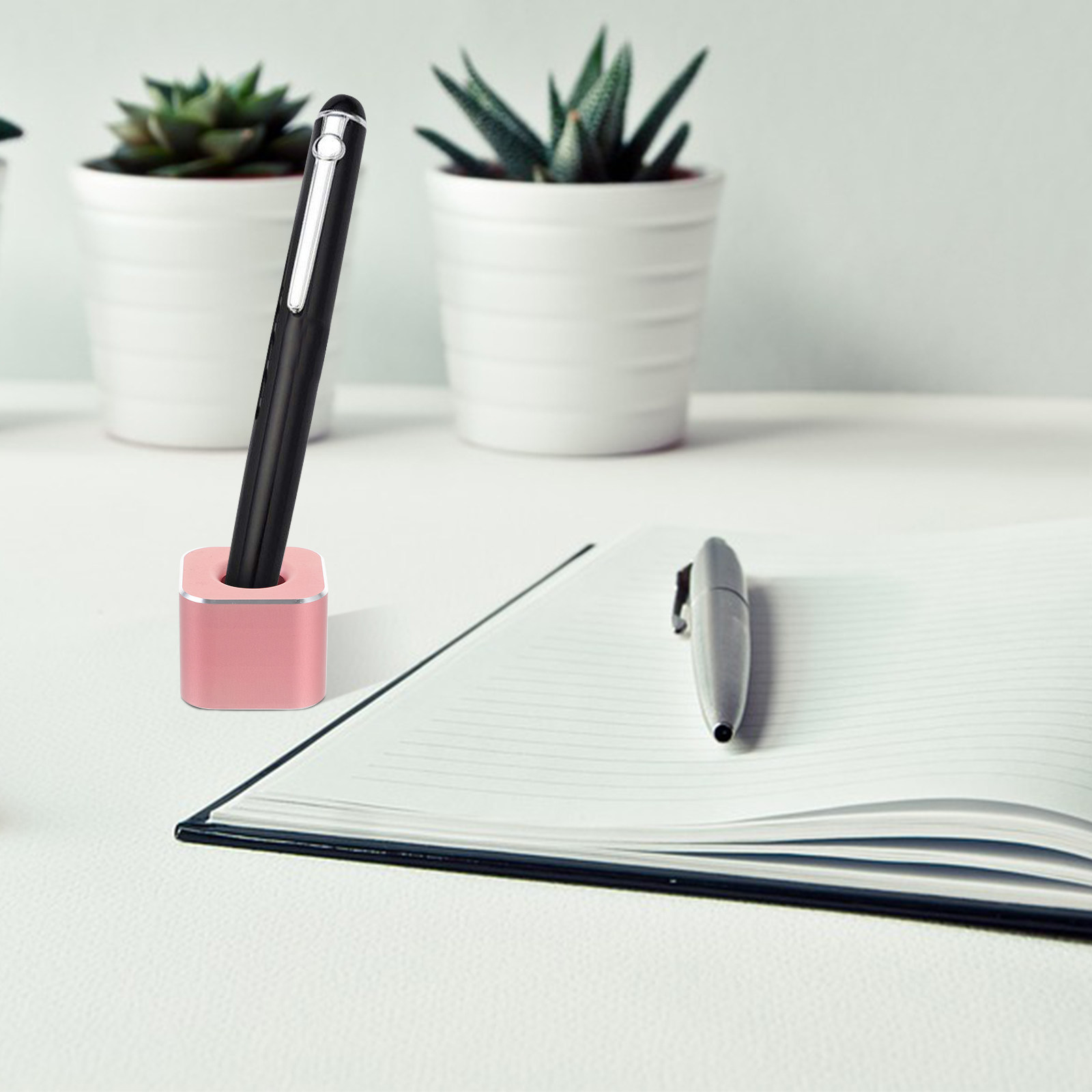 Pen Rest Single - Stifthalter aus Aluminiumlegierung, Metall, mit einer
