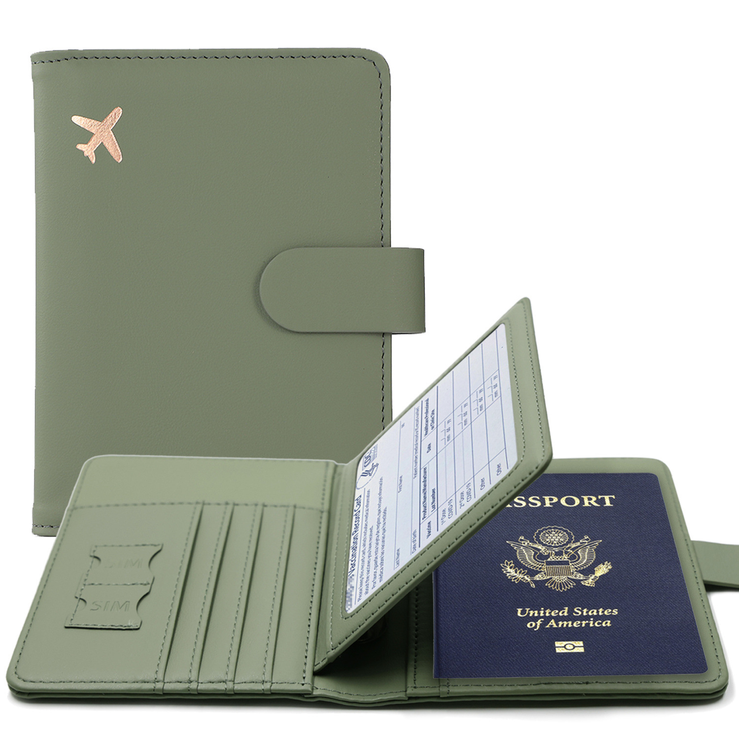 Index Card Holder - RFID Passport Abdeckung Fall Reisepass Multifunktionale
