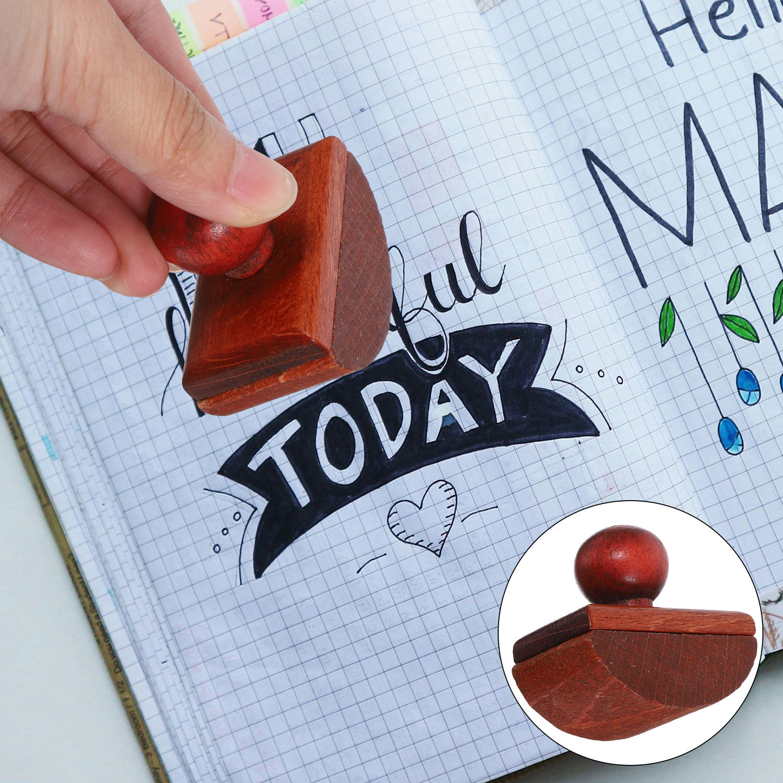 Ink Blotter Paper - Holz-Wackelblotter, schnelltrocknendes Werkzeug, professionelles Stiftpapier, Kalligrafie-Stempel,