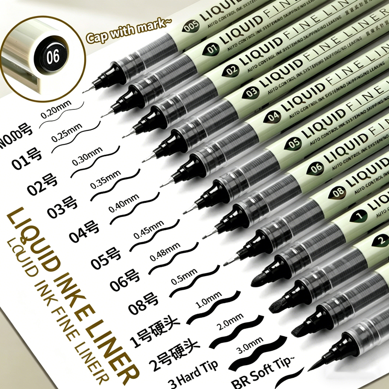 12 Tibs Schwarze Stifte Feine  – Correction Pen Fine Bewertung und Preis