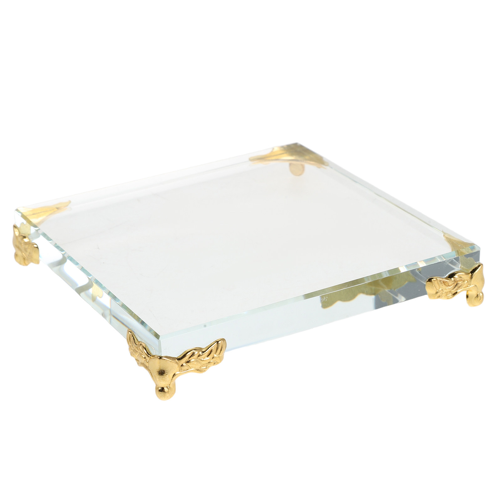 Quadratischer Kristall-Papierd – Paper Weight Crystal Bewertung und Preis