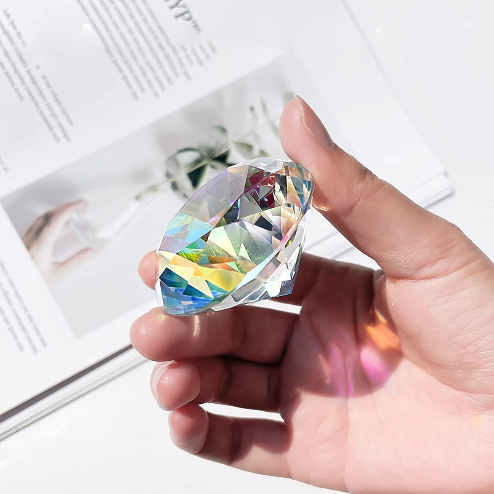 AB46-2PCS 50 mm/ 2 Zoll AB Far – Paper Weight Crystal Bewertung und Preis