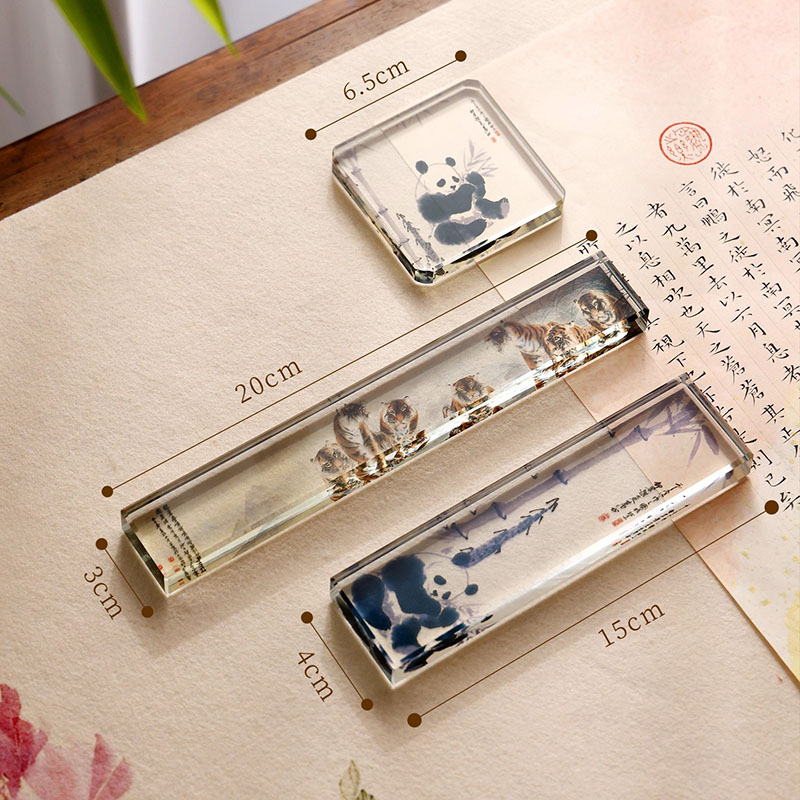 1 Stück Kristallglas-Briefbesc – Paper Weight Crystal Bewertung und Preis