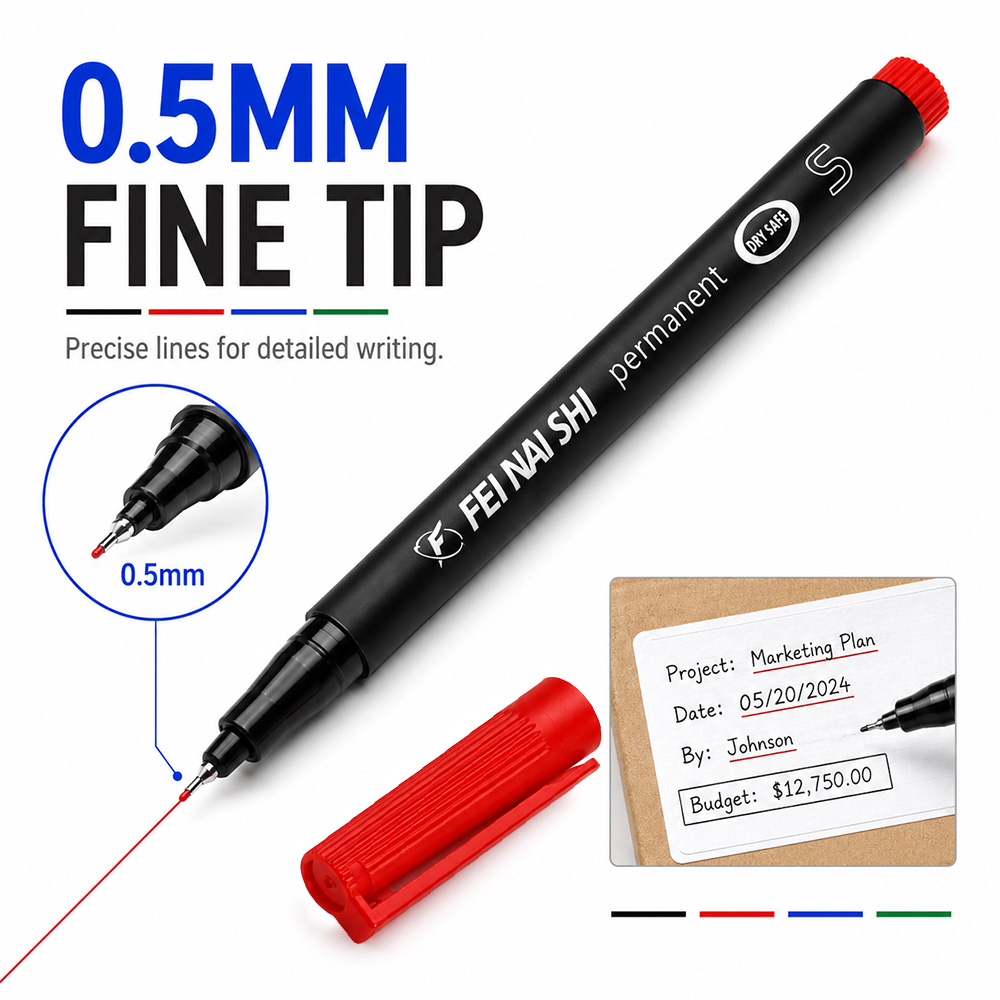 4/12 Stück Permanentmarker mit – Correction Pen Fine Bewertung und Preis