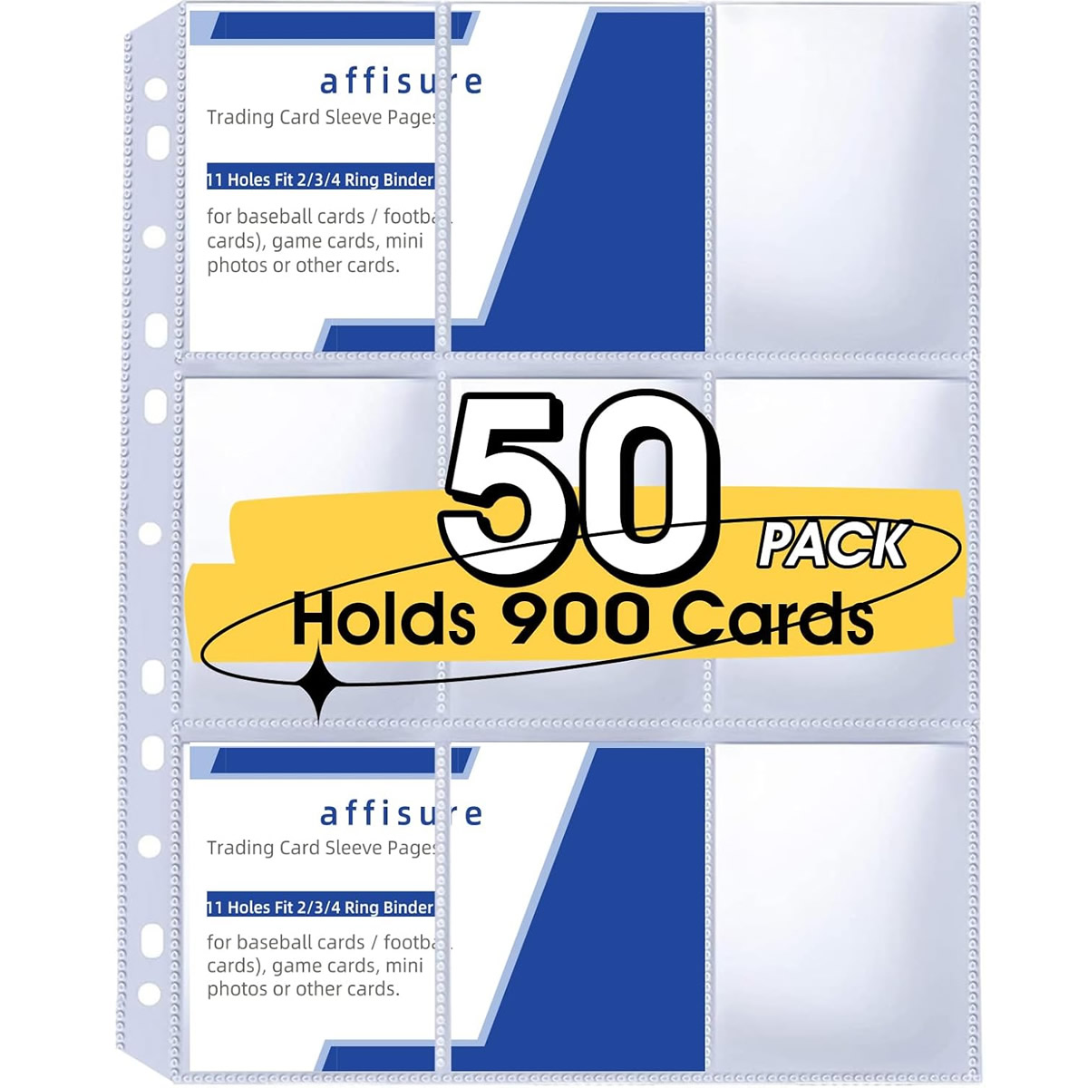 50er-Pack 9-Taschen-Kartenhüll – Card Index Box Bewertung und Preis