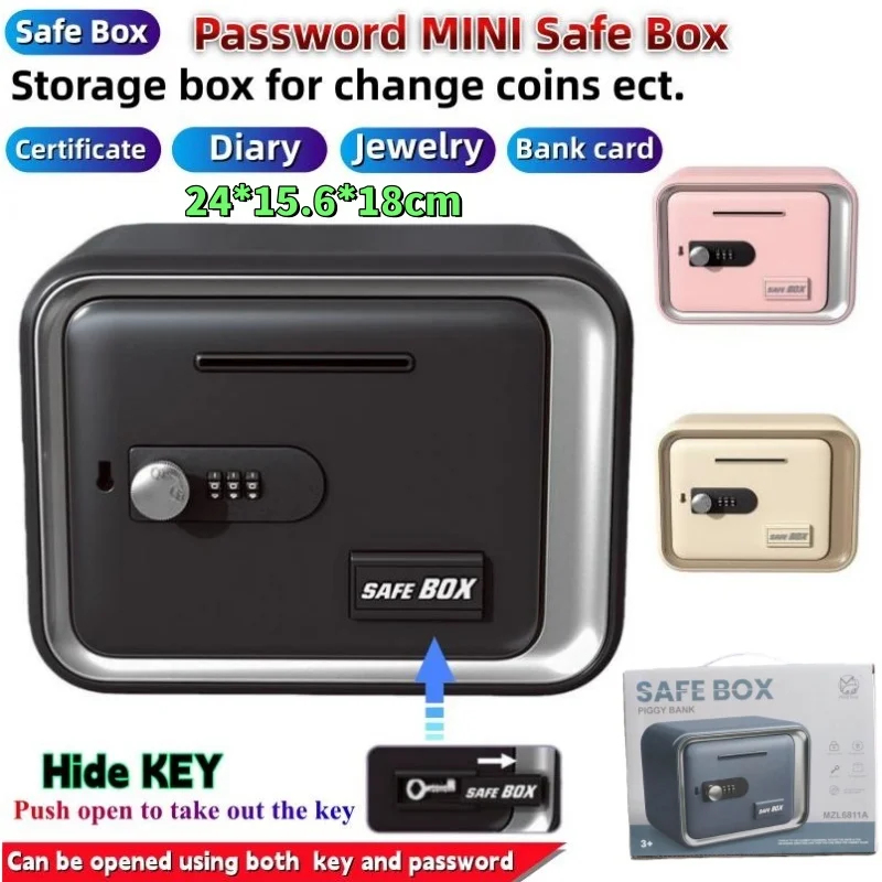 24x18x15cm Safe mit Schlüssels – Card Index Box Bewertung und Preis
